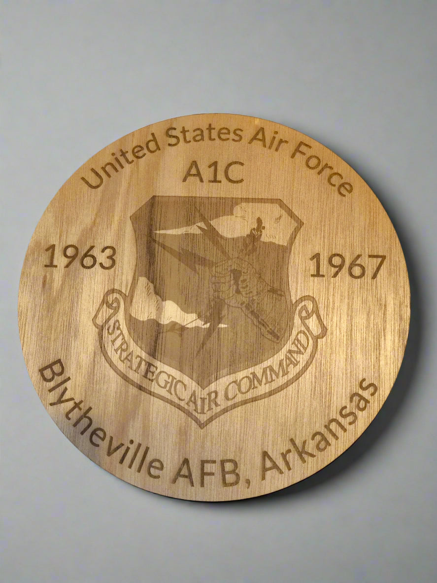 Circle Wood display