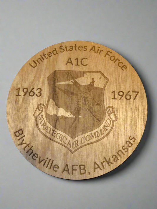 Circle Wood display