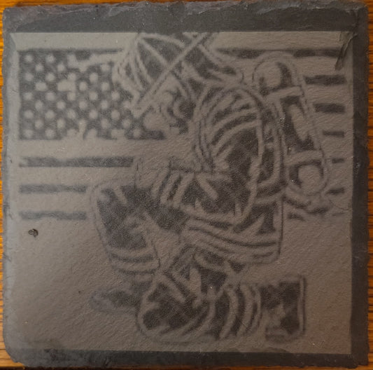 Square Slate Coasters (multiple Photos)